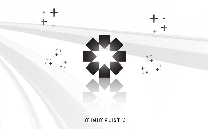 minimalistic design with geometric pattern