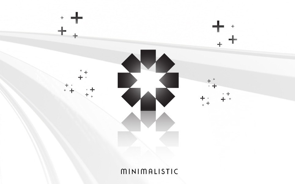 minimalistic design with geometric pattern