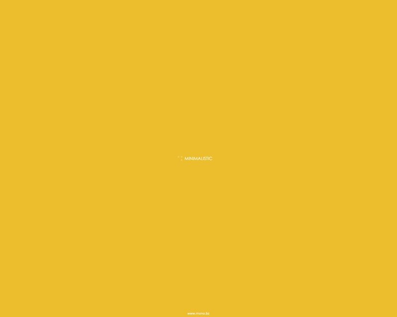minimalistic yellow background