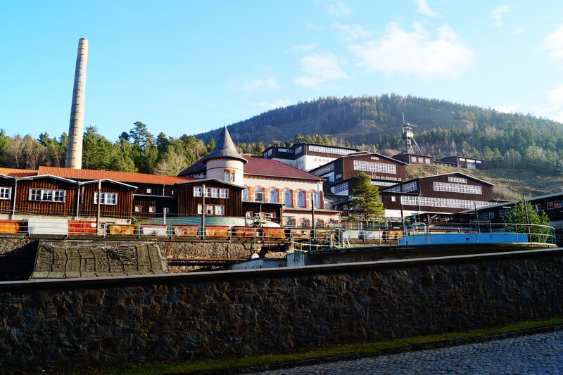 Mining Complex on Hillside