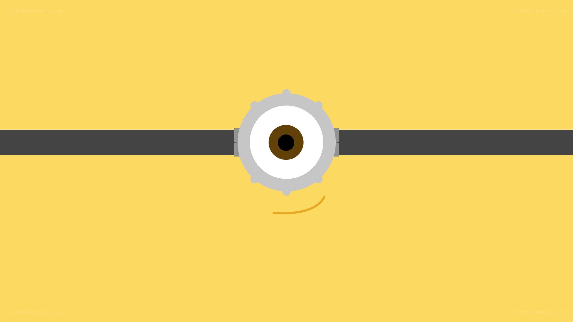 Minion eye close-up
