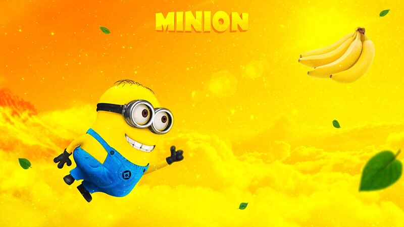 Minion Flying in Sky