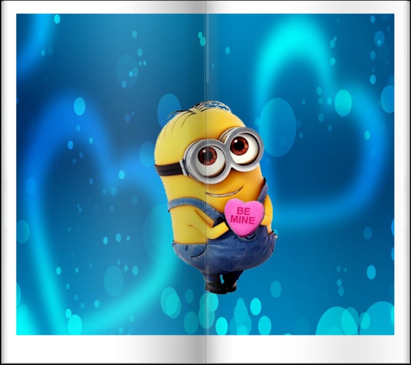 Minion Holding Heart