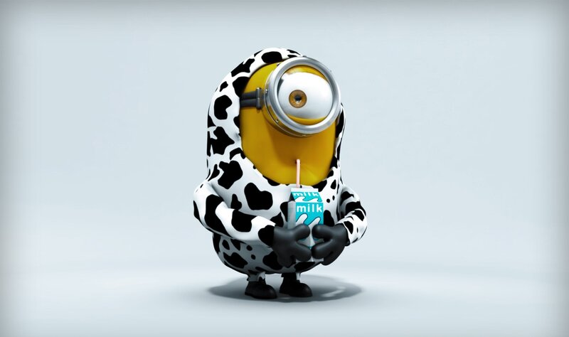 Minion in Cow Costume