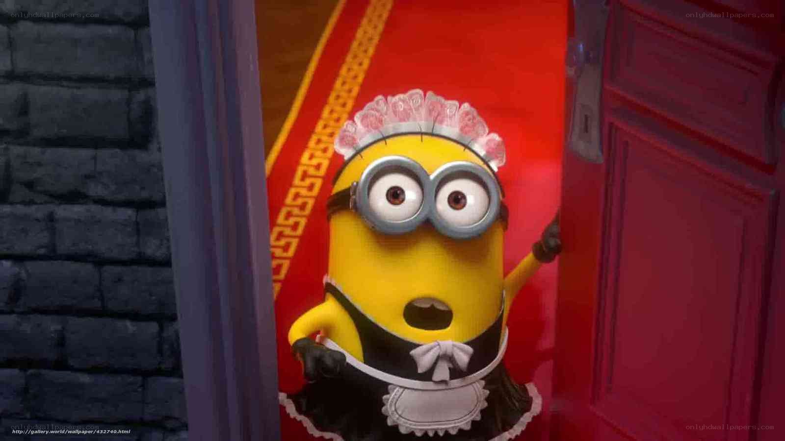Minion in maid costume