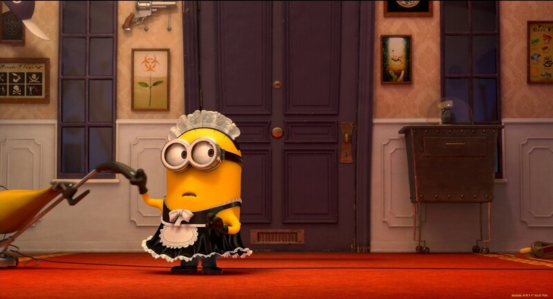 Minion in Maid Outfit — Yellow, Comical