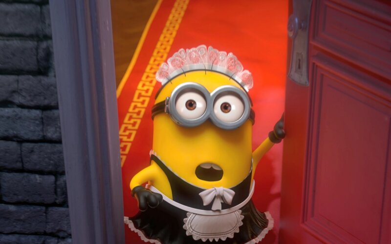 Minion in Maid Outfit — Yellow, Playful