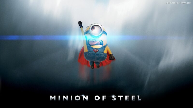 Minion in Superhero Costume