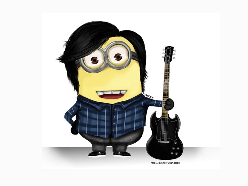 Minion with Guitar