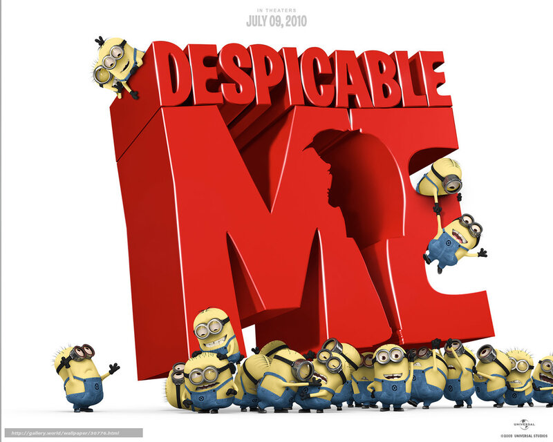 Minions Around Large Letters — Red