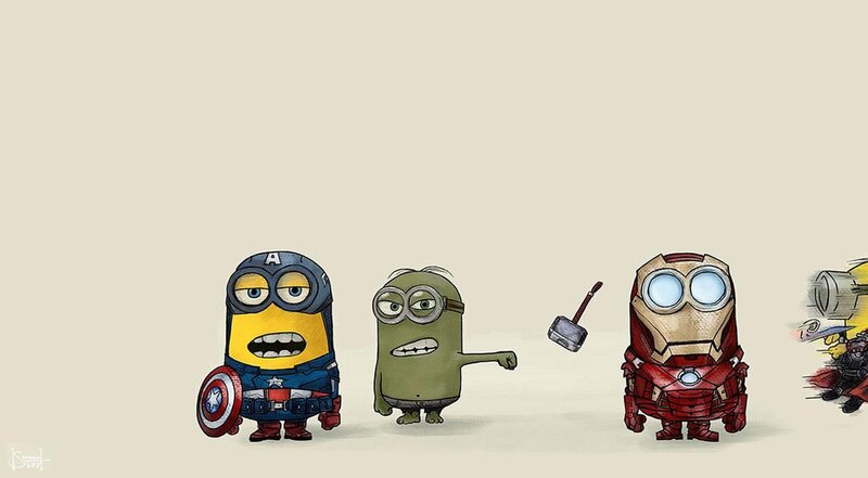 Minions as Superheroes — Yellow
