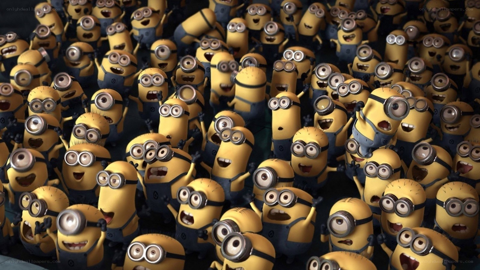 Minions crowd scene