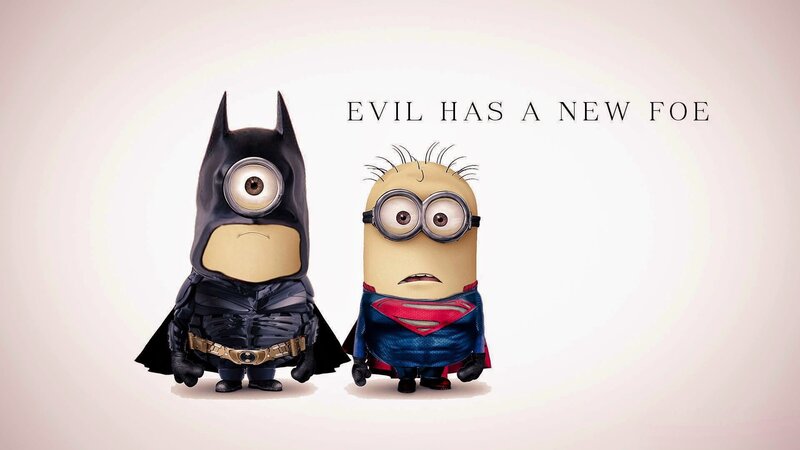 Minions in Superhero Costumes