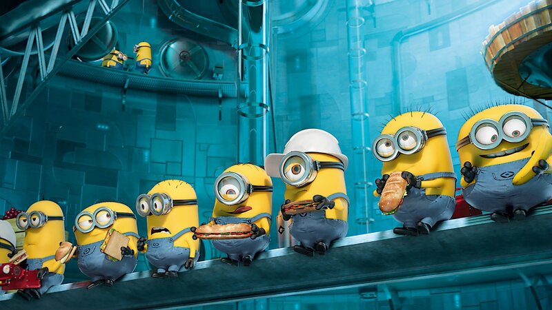 Minions on Conveyor Belt — Yellow