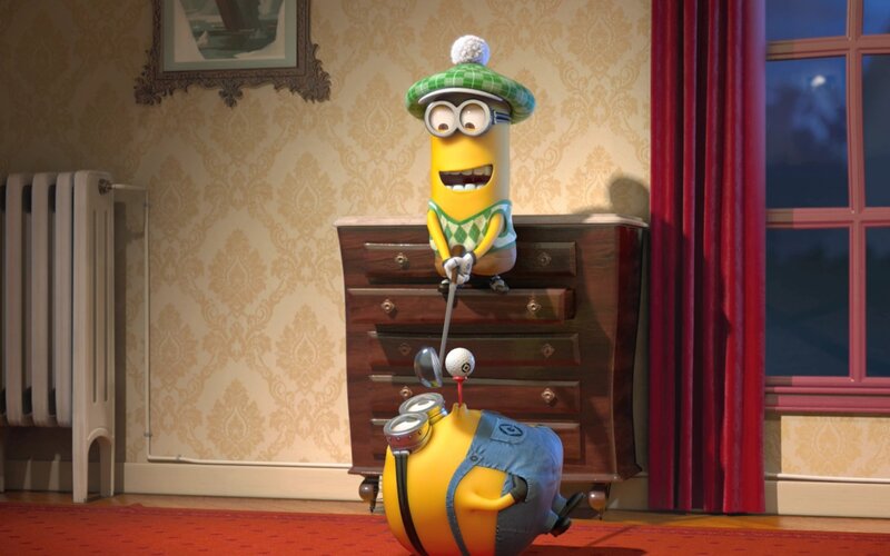 Minions Playing Golf