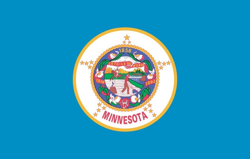 Minnesota State Flag — Blue