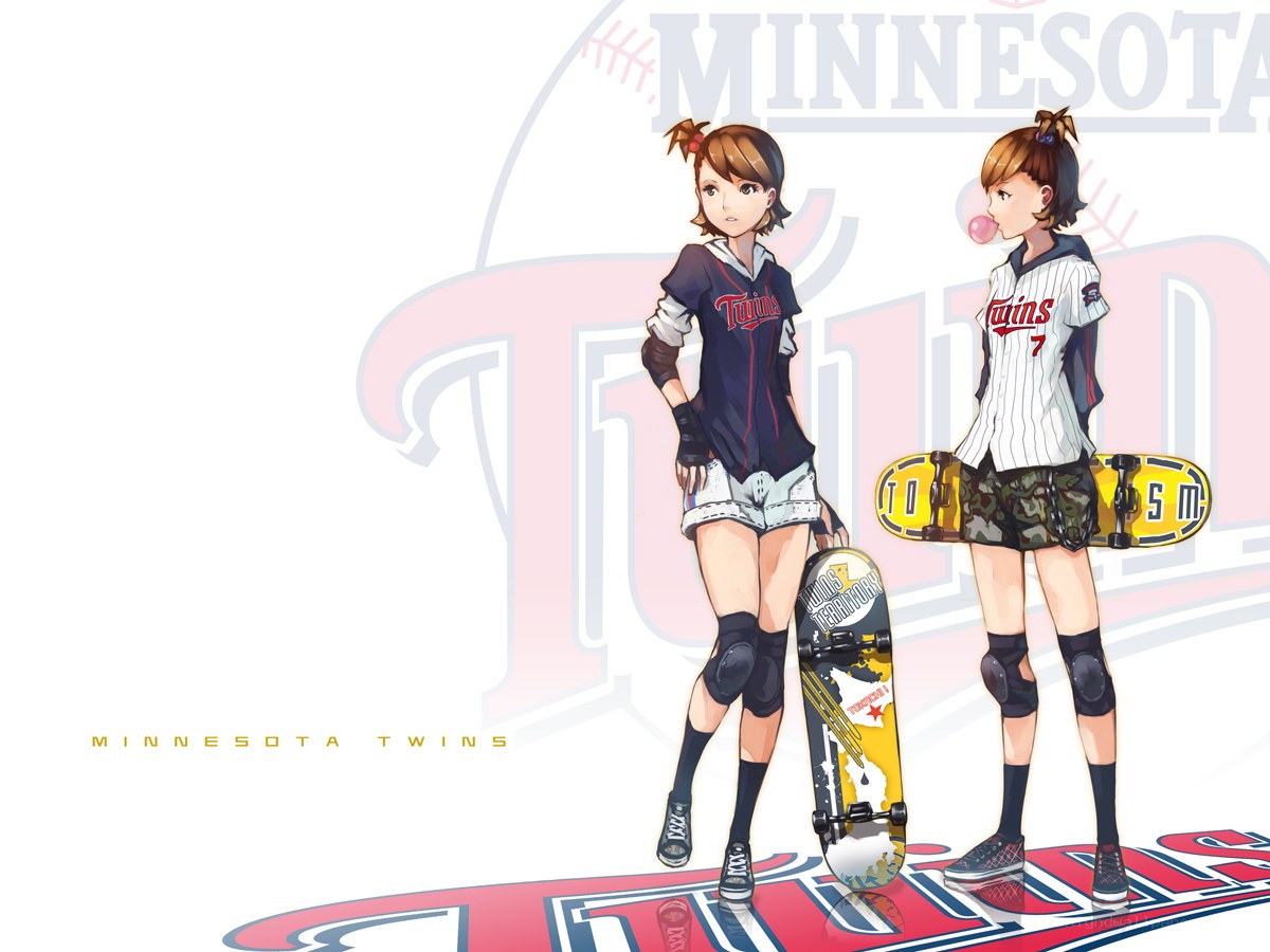 Minnesota Twins anime art