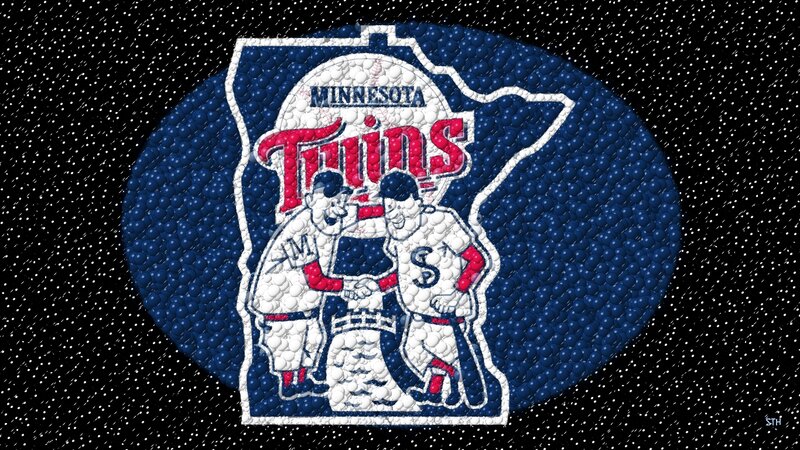 Minnesota Twins Logo — Blue, Sporty, Night