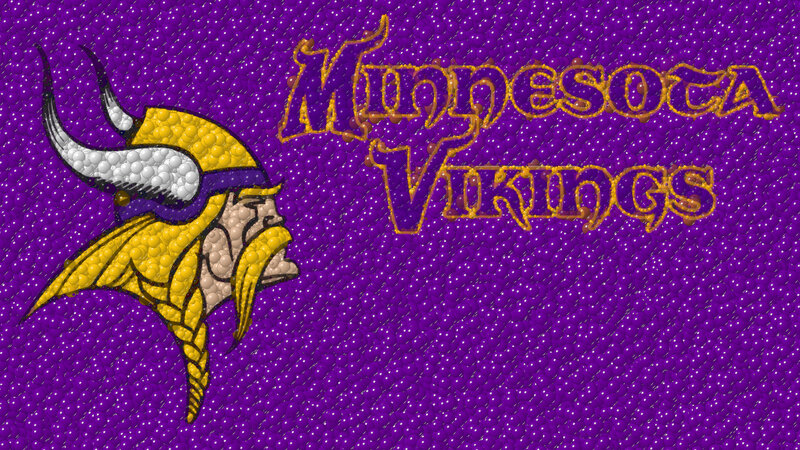 Minnesota Vikings Logo — Purple, Bold, Digital Art, Football