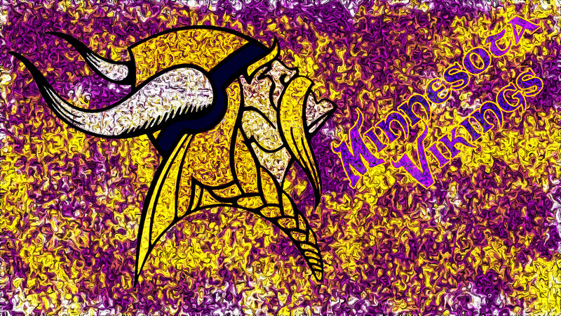 Minnesota Vikings Logo — Purple, Energetic