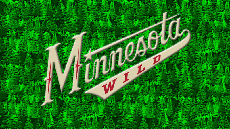Minnesota Wild Logo — Green, Bold, Digital Art, Text