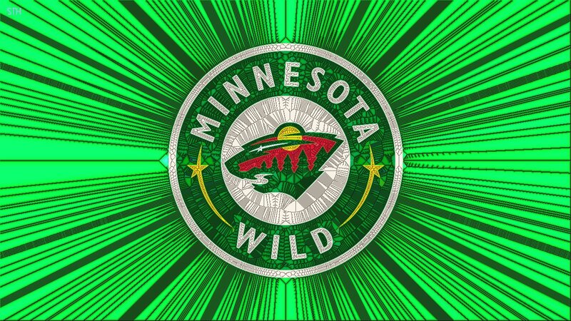 Minnesota Wild Logo — Green, Dynamic, Digital Art
