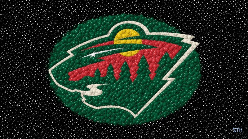 Minnesota Wild Logo — Green, Dynamic, Night