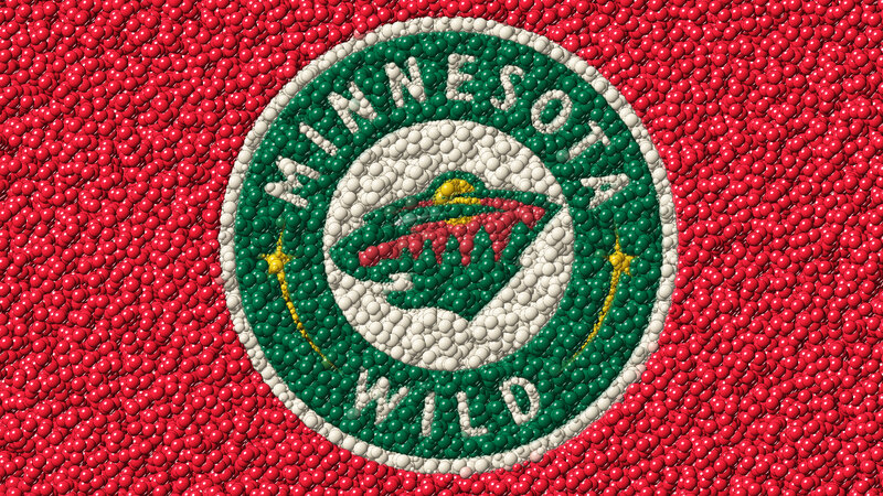 Minnesota Wild Logo — Red, Bold, Digital Art