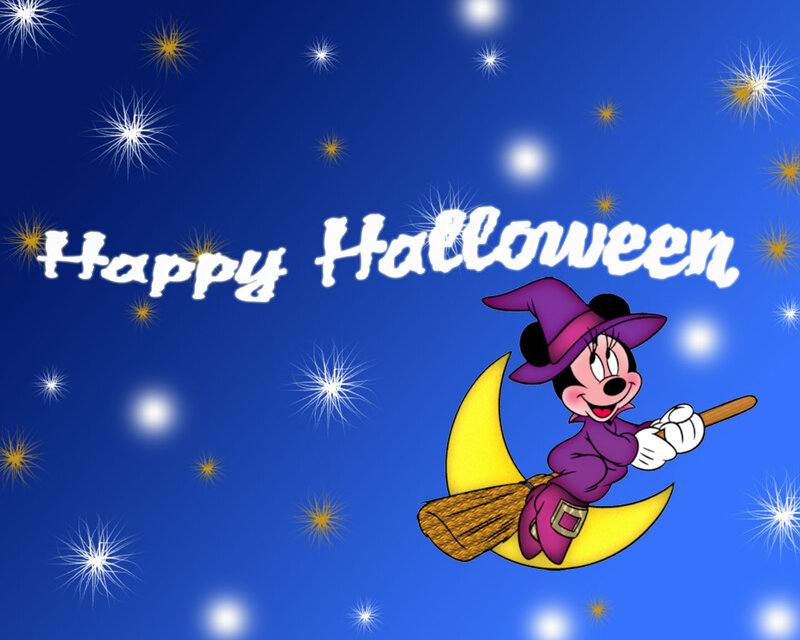 Minnie Mouse as a Witch