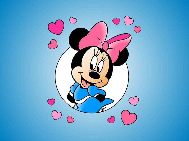 Minnie Mouse Character — Blue
