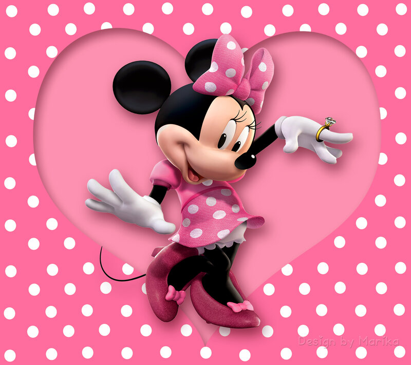 Minnie Mouse Character — Pink, Playful