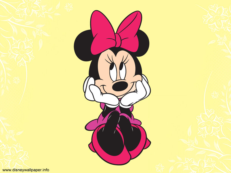 Minnie Mouse Character — Yellow