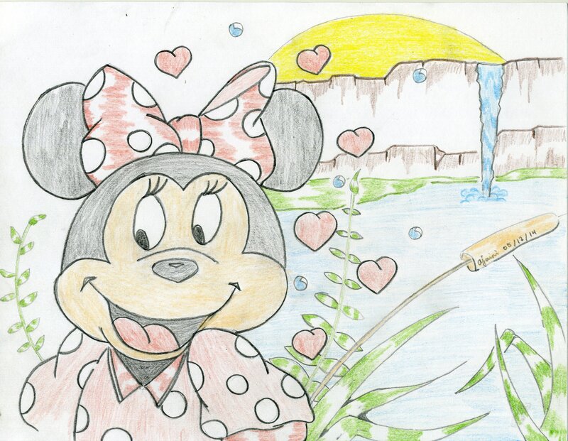 Minnie Mouse Drawing