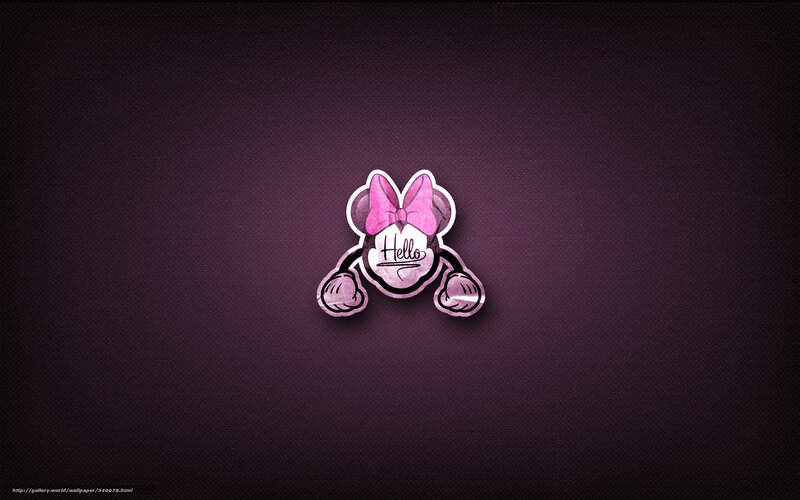 Minnie Mouse Hello Sticker
