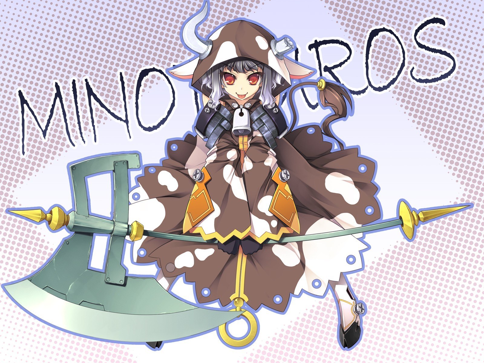 Mino cow girl character