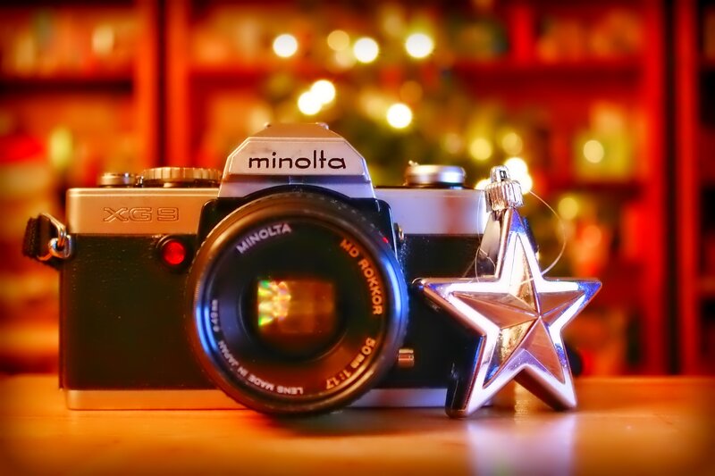 Minolta Camera with Star