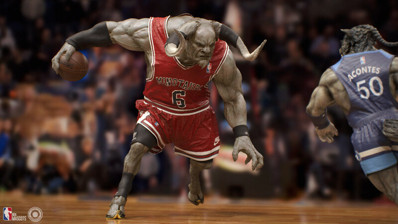 Minotaur Basketball Player