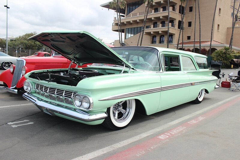 Mint-green Classic Car — Mint Green, Calm