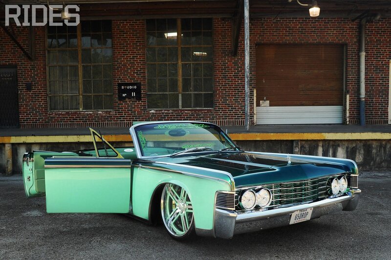 Mint Green Classic Car — Mint Green, Dramatic