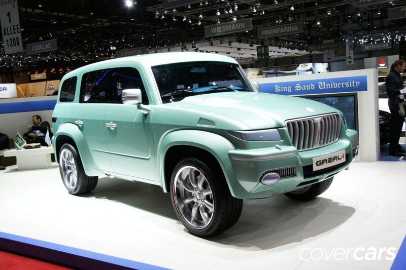 Mint-green Concept Car