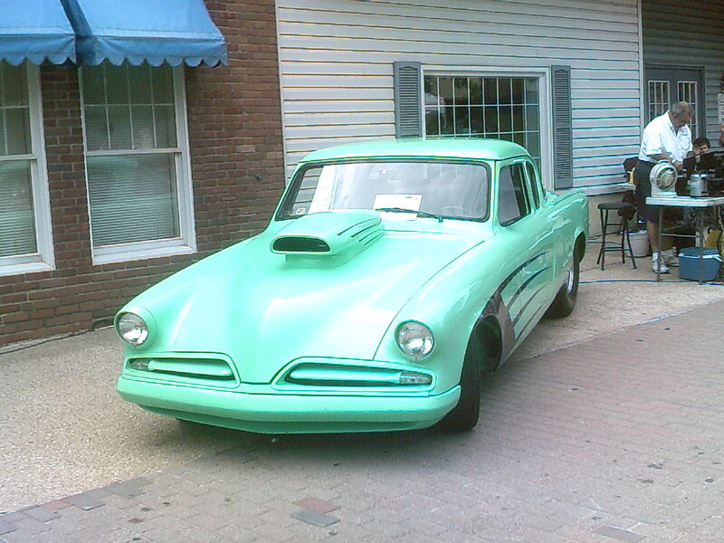Mint-green Custom Car