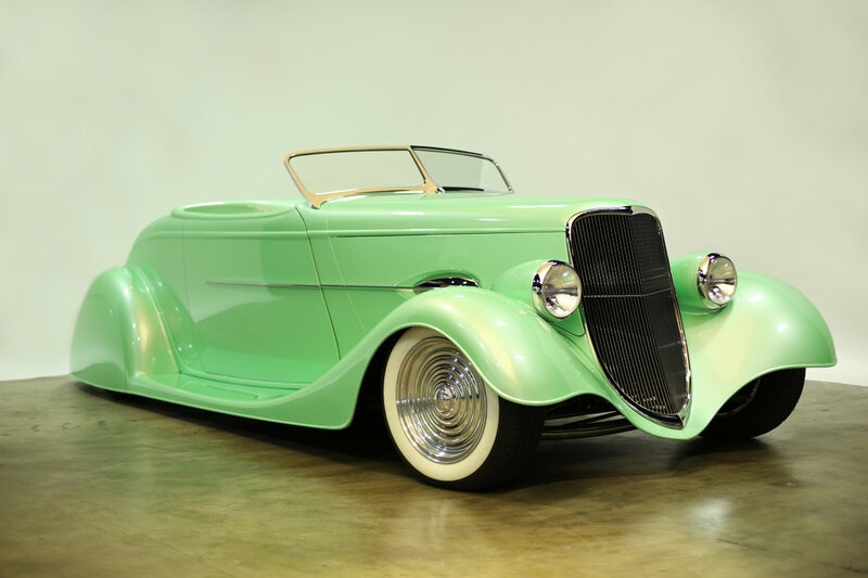 Mint-green Hot Rod Car — Mint Green, Calm