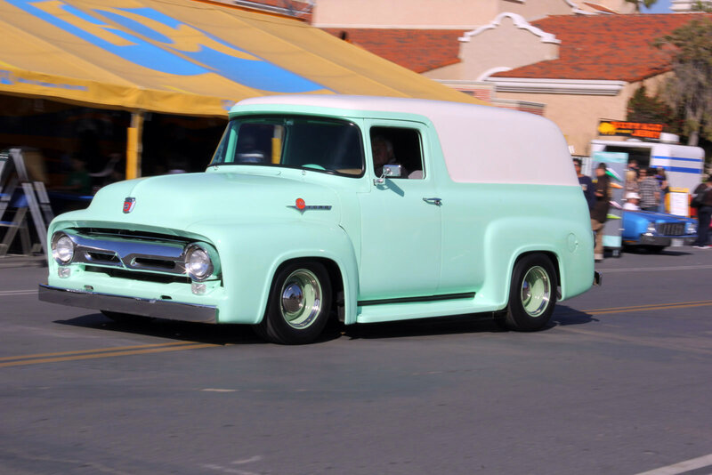 Mint Green Vintage Truck