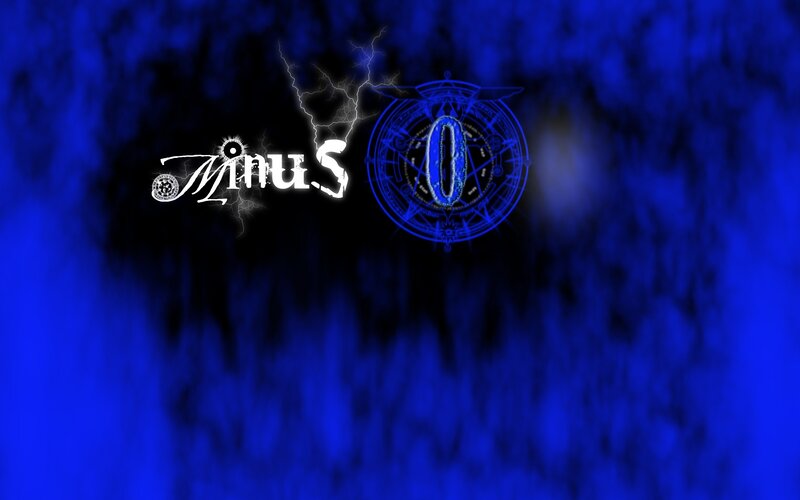Minus Zero logo with lightning