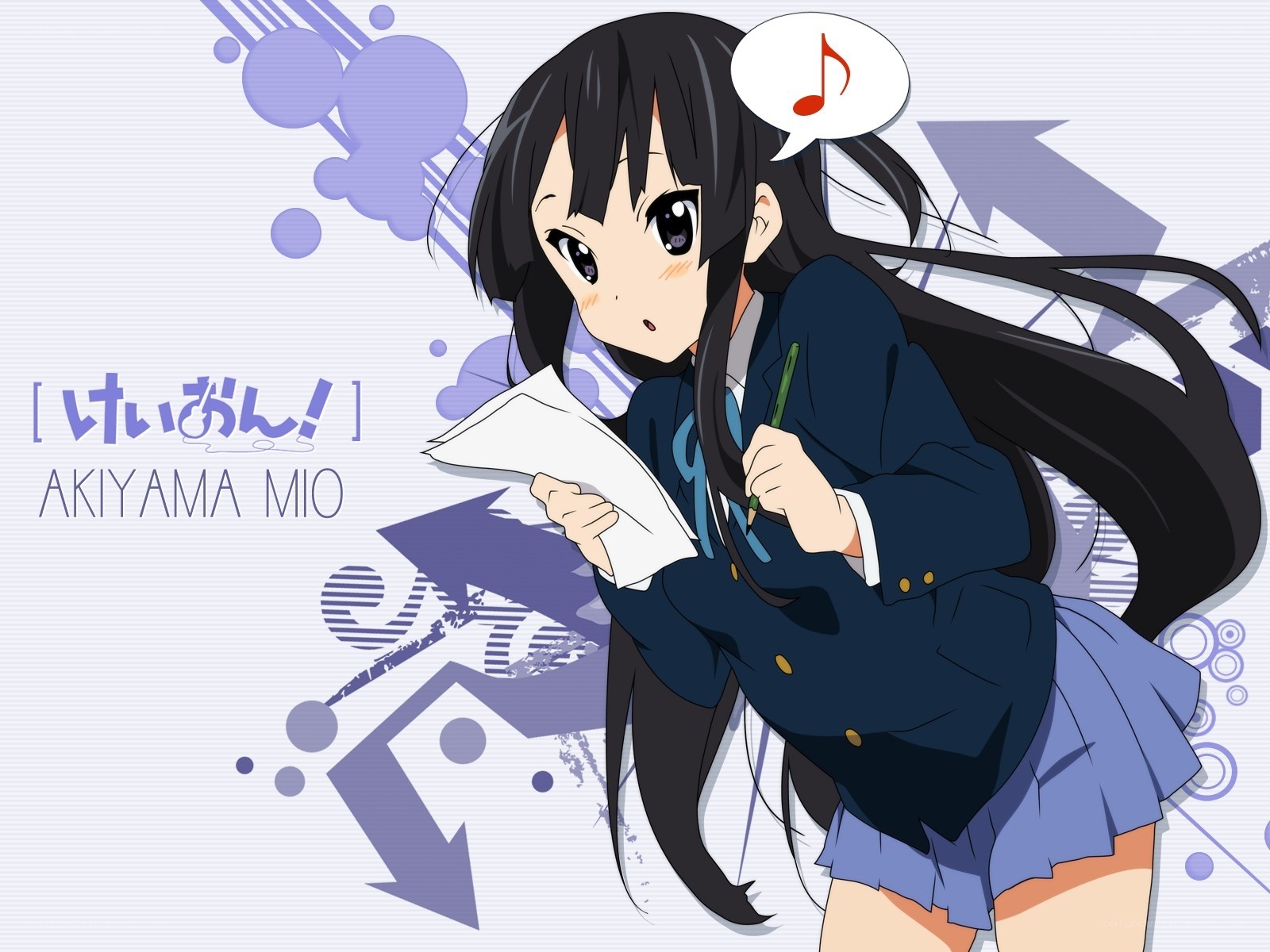 Mio Akiyama from K-On!