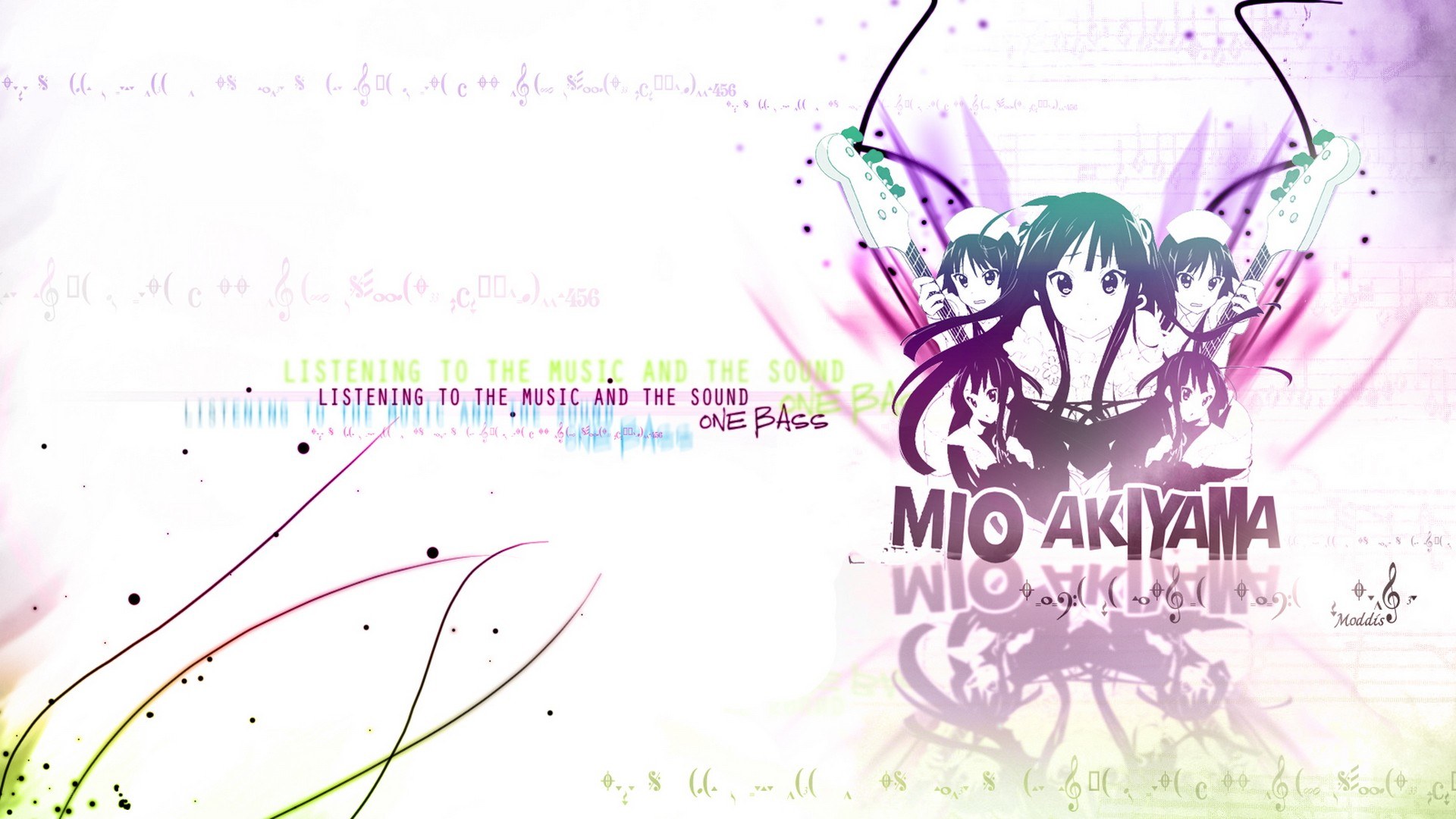 Mio Akiyama music wallpaper