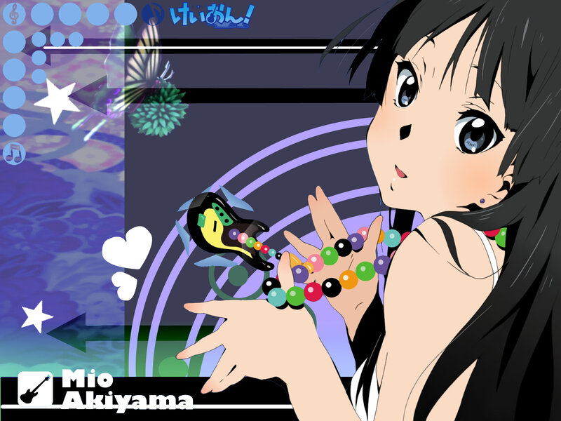 Mio Akiyama with guitar charm