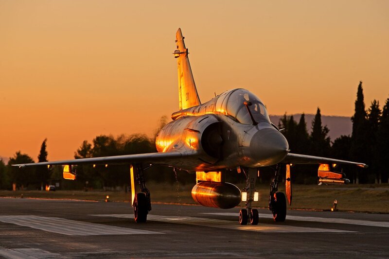 Miraage Jet on Runway