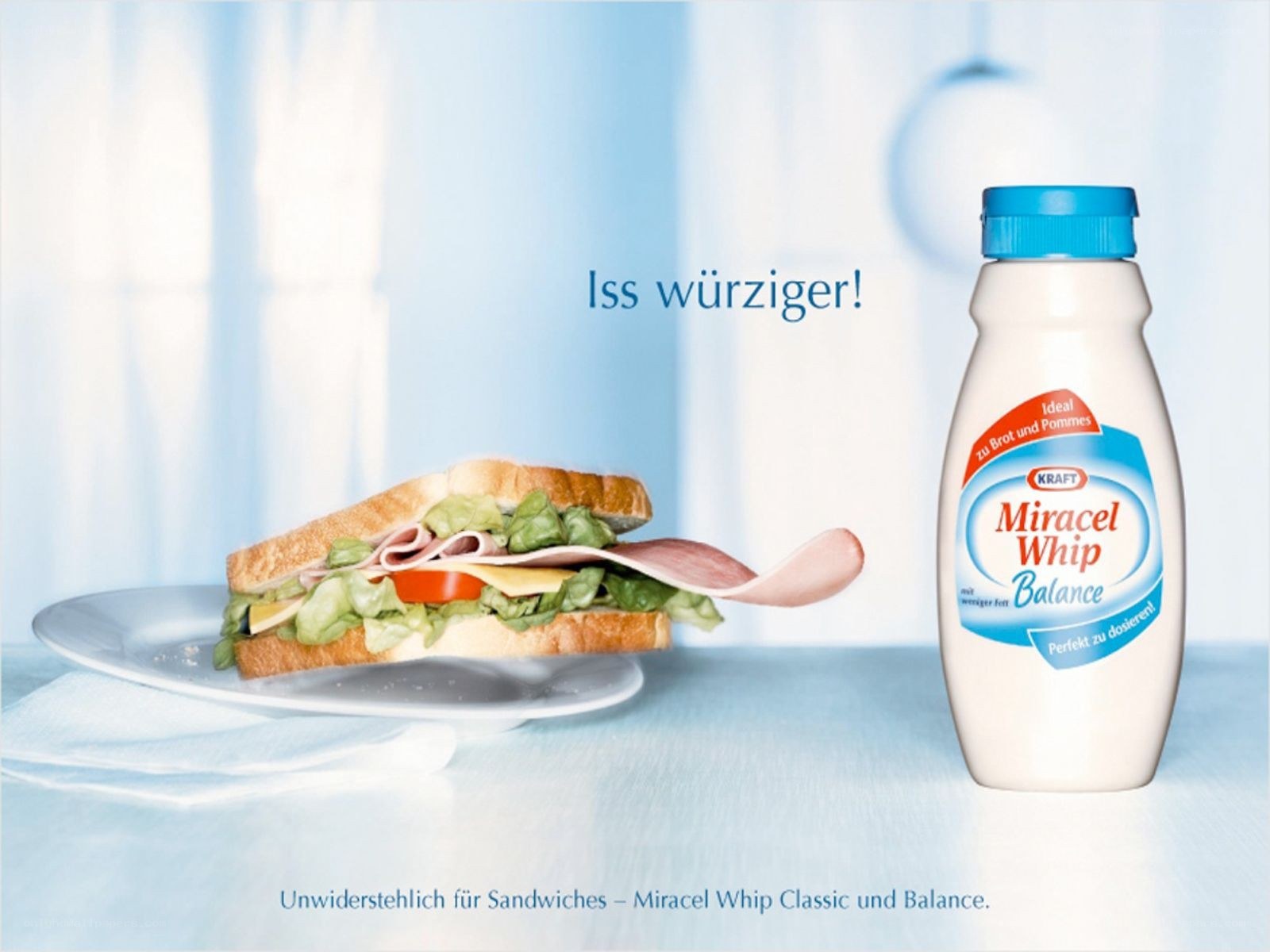 Miracel Whip sandwich ad