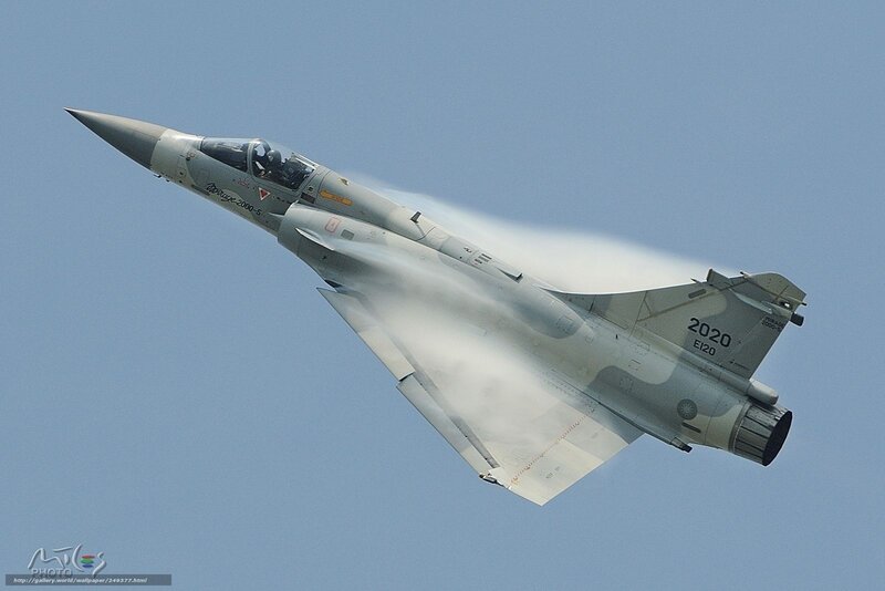 Mirage 2000-5 in flight